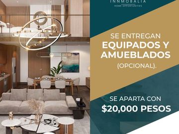 PRE-VENTA DE DEPARTAMENTOS EN ZONA SONATA PUEBLA. CON 17 AMENIDADES (HOM).
