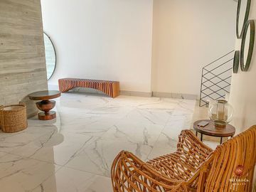 Departamento con vista al mar desde rooftop, Precio reducido