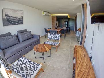 Departamento con vista al mar desde rooftop, Precio reducido