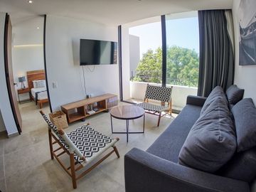 Departamento con vista al mar desde rooftop, Precio reducido