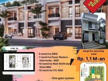 Townhouse Syariah Mutiara Serpong | Perumahan Syariah Serpong BSD