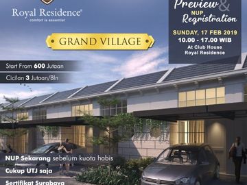 Ciamik Mewah, New Royal residence, Wiyung, Surabaya | Br231 F