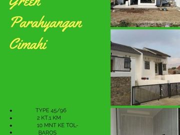 Rumah Dijual Cimahi Utara Dekat ke Tol Baros Free BPHTB, PPN dan NOTARIS