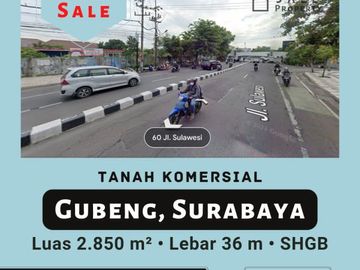 TANAH KOMERSIAL JALAN SULAWESI GUBENG SURABAYA