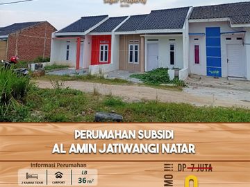 Rumah subsidi angsuran Free di Natar