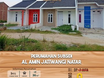 Rumah subsidi angsuran Free di Natar