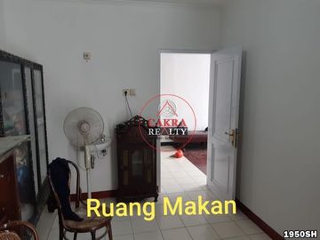Rumah Dempet Dua Luas Tanah 180 SHM Murah, 1950 SH