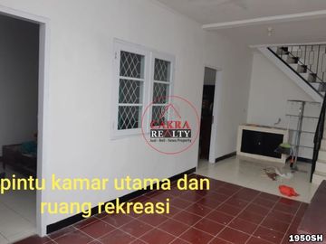 Rumah Dempet Dua Luas Tanah 180 SHM Murah, 1950 SH
