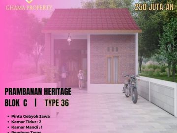 Rumah Etnik Jawa dengan Pintu Gebyok 200 Jt-an, Sisa 3 UNIT!