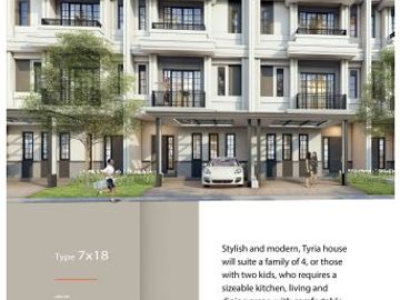 CLUSTER TYRIA SMART HOME DESIGN AMERIKA CLASSIC DI WINONA ALAM SUTERA