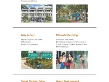 CLUSTER TYRIA SMART HOME DESIGN AMERIKA CLASSIC DI WINONA ALAM SUTERA
