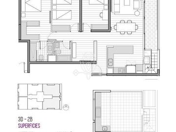 NUEVOS SIN COMISION 3D 2B Roof Top Privado en Providencia