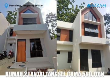 RUMAH 2 LANTAI SKANDINAVIAN HANYA 500 JUTAAN DI PAMULANG