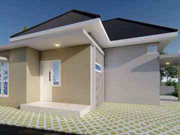 SEDANG PROSES BANGUN, RUMAH CANTIK NAN MURAH DEKAT KAMPUS UII