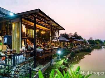 Land with restaurant and guest house for sale