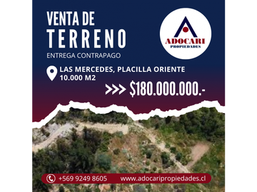 PLACILLA / PLACILLA ORIENTE / TERRENO 10.000 M2