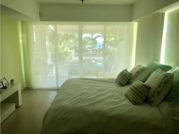 SE VENDE APARTAMENTO EN PLAYA BIJAO CON JARDIN Y PISCINA PRIVADA