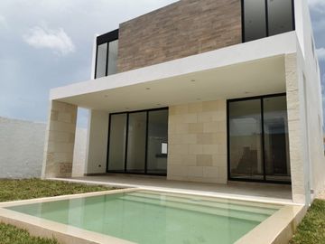 Casa en Venta Mérida, Privada Fiora Residencial, Cholul (Mod. Lily)