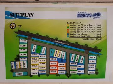 tanah kavling siap bangun kampus dreamland jember