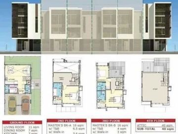 4BR Town House in 68 Roces QC near tomas morato, Quezon Ave, Amoranto Sport complex st.lukes, fisher mall, Centris, MRT3 , Kamuning, Kamias