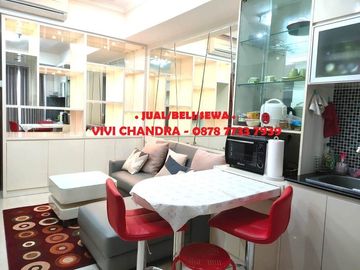 DISEWAKAN - 2+1 BR Royal Mediterania Garden Full Furnish
