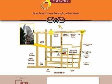 2BR Unit for sale in Manila near PGH, U.P, lrt1, Robinsons Manila Ocean Park, Roxas Blvrd