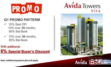 RFO Studio Unit in Vertis North Quezon City