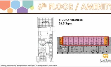 STUDIO WITH BALCONY FOR SALE BESIDE ARELLANO HIGH SCHOOL
