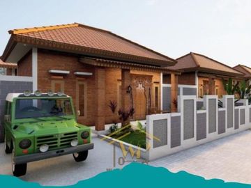 RUMAH ETNIK DI DEKAT PRAMBANAN 200 JUTA DEKAT DENGAN EXIT TOL JOGJA SOLO