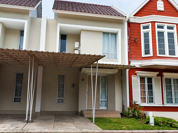Rumah 2 Lantai Full Furnish Boston Village Aniva Gading Serpong Dekat BSD dan Tol