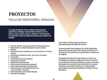 Atención Inversionistas/Terreno en venta en Hidalgo