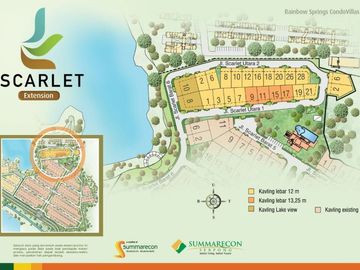 Tanah Kavling 227.56m2 @Cluster Scarlet Sumamrecon Serpong