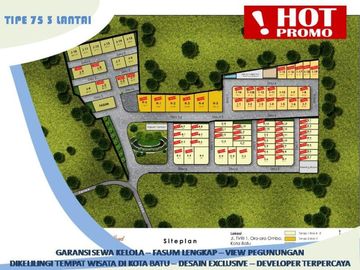 Rumah Villa Dijual Di Batu Malang Tipe 75 10M ke Coban Rais