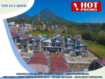 Rumah Villa Dijual Di Batu Malang Tipe 75 10M ke Coban Rais