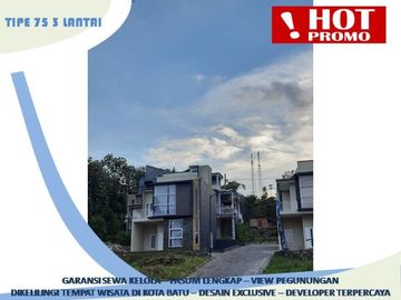 Rumah Villa Dijual Di Batu Malang Tipe 75 10M ke Coban Rais