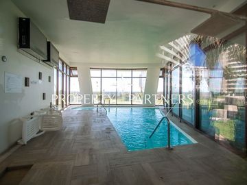 Departamento con preciosa vista, amoblado, primera línea, piso 22