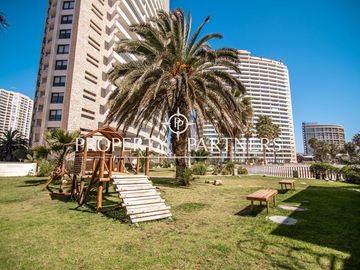 Departamento con preciosa vista, amoblado, primera línea, piso 22