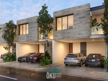 CASA EN VENTA EN OKU URBAN HOMES, TEMOZÓN NORTE