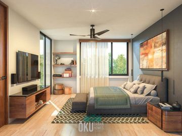 CASA EN VENTA EN OKU URBAN HOMES, TEMOZÓN NORTE