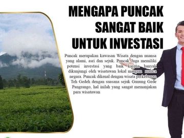 Jual Villa 2 Lantai Konsep Smarthome Harga Perdana Hanya 400 Jutaan di Puncak