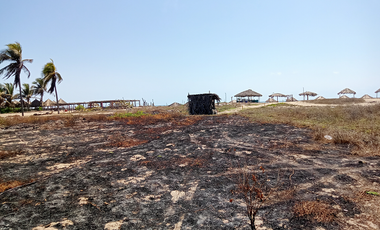 Terreno con frente de playa en Barra Vieja de Acapulco
