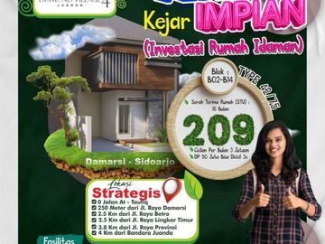 Perumahan murah minimalis type 42/75 dekat bandara Free IJB