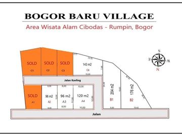 Dekat Pusdiklat Bela Negara, Tanah Murah Bogor; Angsur 12X Non Bunga
