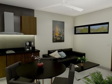 ¡Aprovecha! Departamento de 3 recámaras a una calle de la Mérida-Progreso