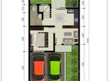 Rumah siap huni bebas banjir di bintara akses jalan luas