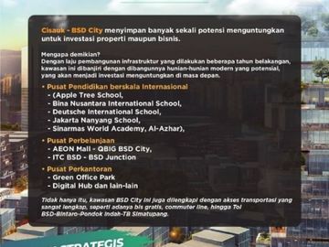 Rumah cisauk tangerang, 10 menit ke Mall AEON BSD