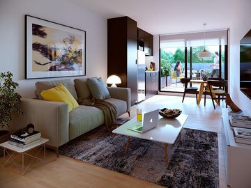 Apartamento 1 dormitorio con amplia terraza en Punta Carretas, Montevideo