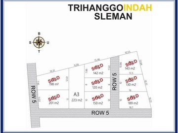 Tanah Pekarangan Dalam Ringroad, Dekat Tugu Jogja