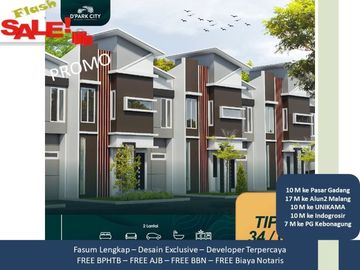 2 Lantai Rumah Dekat Kota View Bukti Katu 2KT Tipe 34/60