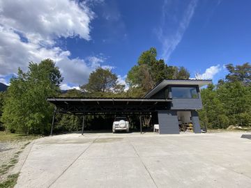 Linda casa en refugio cordillerano
